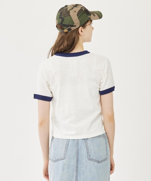 ミルクフェド MILKFED. OUI SLAB COMPACT S/S RINGER TEE 半袖 Tシャツ カットソー リンガー ロゴ コンパクト ジャストサイズ レディース ブランド 正規 MILKFED.｜OUI SLAB COMPACT S/S RINGER TEE MILKFED. | Rakuten