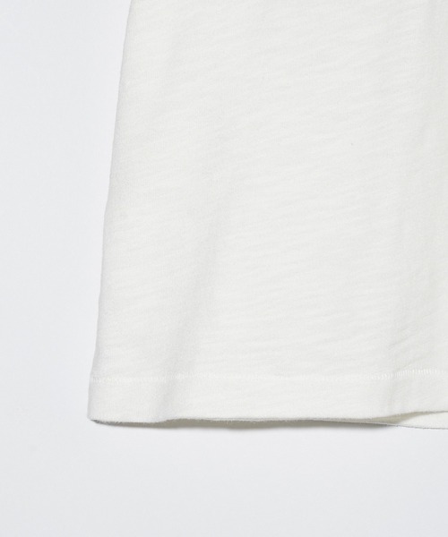 MILKFED.（ミルクフェド）の「OUI SLAB COMPACT S/S RINGER TEE（Tシャツ/カットソー・レディース・ネイビー/ホワイト/ブラウン/レッド・S/M）」の13枚目の写真