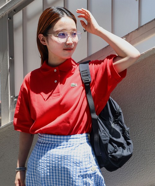 LACOSTE for BEAMS BOY ⁄ 別注 ロングスリーブ ポロシャツ