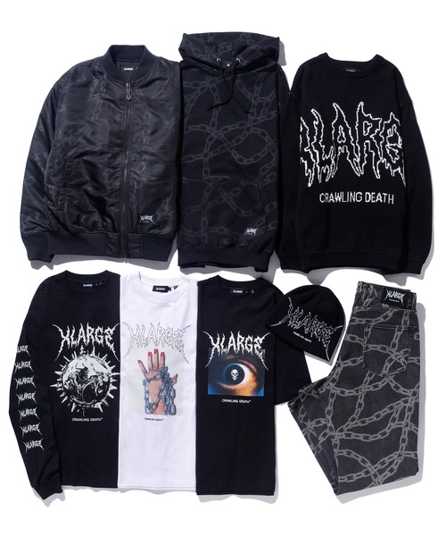 Crawling Death（クローリングデス）の「XLARGE×Crawling Death ANGEL HAND S/S TEE（Tシャツ/カットソー・メンズ・ホワイト・S/M/L/XL）」の8枚目の写真