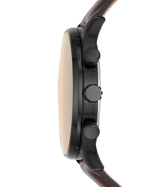 FOSSIL ブラウンレザー アナログ腕時計 FOSSIL（フォッシル）の「フォッシル 腕時計 メンズ アナログ レザー