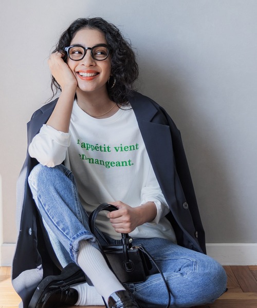 coca(coca)(コカ)の「アソートロゴプリントロンT(Tシャツ/カットソー・レディース・A/C/D/B・M/L)」の21枚目の写真