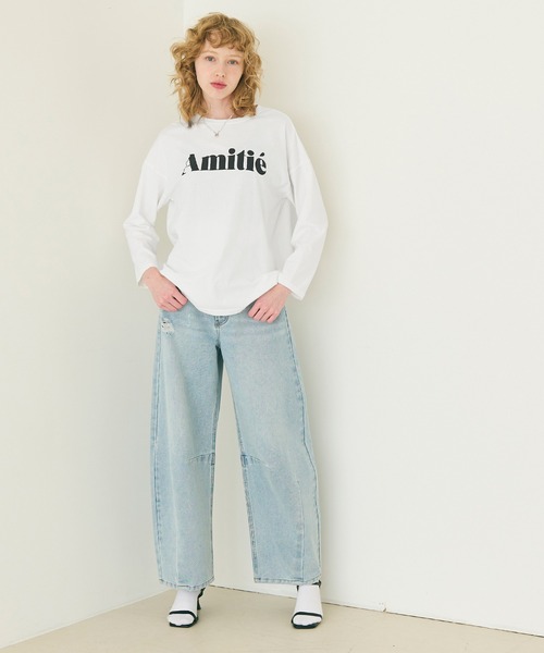 coca(coca)(コカ)の「アソートロゴプリントロンT(Tシャツ/カットソー・レディース・A/C/D/B・M/L)」の10枚目の写真