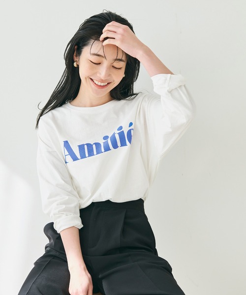 coca(coca)(コカ)の「アソートロゴプリントロンT(Tシャツ/カットソー・レディース・A/C/D/B・M/L)」の13枚目の写真