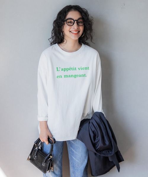 coca(coca)(コカ)の「アソートロゴプリントロンT(Tシャツ/カットソー・レディース・A/C/D/B・M/L)」の19枚目の写真