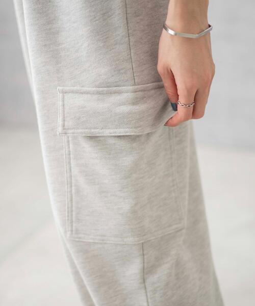 WEGO（ウィゴー）の「WEGO/スウェットカーゴパンツ（スウェットパンツ・レディース・ブラック/杢グレー・MEDIUM/SMALL）」の22枚目の写真