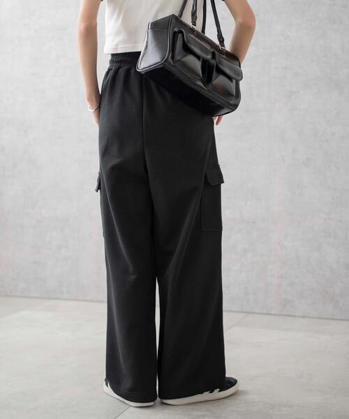 WEGO（ウィゴー）の「WEGO/スウェットカーゴパンツ（スウェットパンツ・レディース・ブラック/杢グレー・MEDIUM/SMALL）」の15枚目の写真