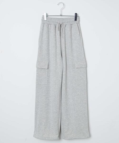 WEGO（ウィゴー）の「WEGO/スウェットカーゴパンツ（スウェットパンツ・レディース・ブラック/杢グレー・MEDIUM/SMALL）」の11枚目の写真