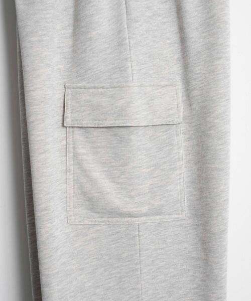 WEGO（ウィゴー）の「WEGO/スウェットカーゴパンツ（スウェットパンツ・レディース・ブラック/杢グレー・MEDIUM/SMALL）」の6枚目の写真