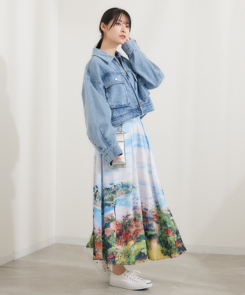 KATHARINE ROSS(キャサリンロス)の「【KATHARINE ROSS】デニムブルゾン(デニムジャケット・レディース・ブルー/アイボリー・MEDIUM)」の17枚目の写真