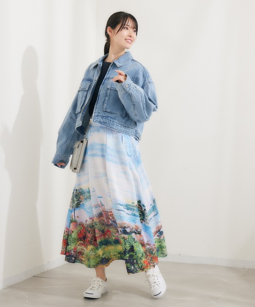 KATHARINE ROSS(キャサリンロス)の「【KATHARINE ROSS】デニムブルゾン(デニムジャケット・レディース・ブルー/アイボリー・MEDIUM)」の18枚目の写真