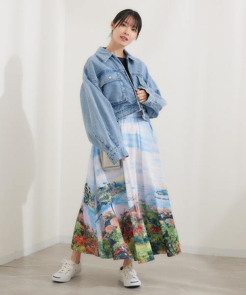 KATHARINE ROSS(キャサリンロス)の「【KATHARINE ROSS】デニムブルゾン(デニムジャケット・レディース・ブルー/アイボリー・MEDIUM)」の19枚目の写真