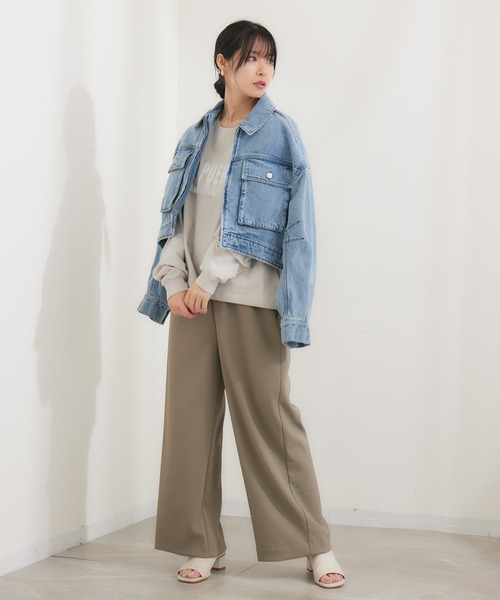 KATHARINE ROSS(キャサリンロス)の「【KATHARINE ROSS】デニムブルゾン(デニムジャケット・レディース・ブルー/アイボリー・MEDIUM)」の14枚目の写真