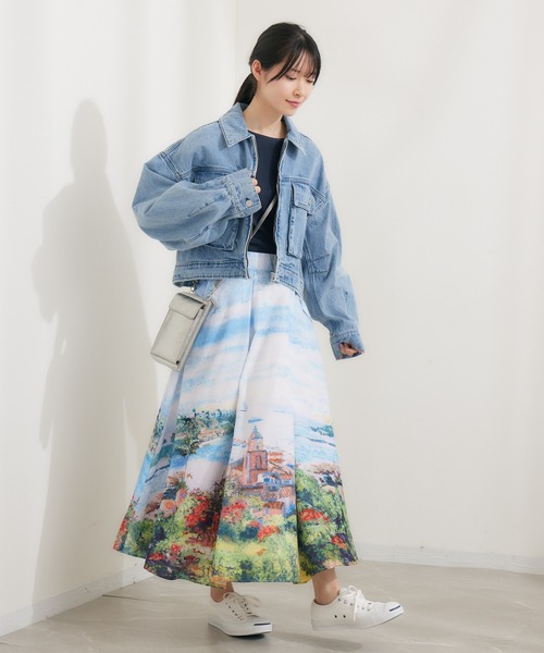 KATHARINE ROSS(キャサリンロス)の「【KATHARINE ROSS】デニムブルゾン(デニムジャケット・レディース・ブルー/アイボリー・MEDIUM)」の16枚目の写真