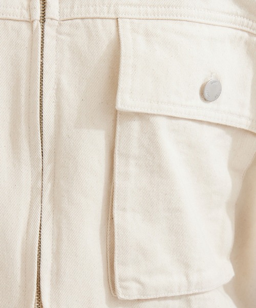 KATHARINE ROSS(キャサリンロス)の「【KATHARINE ROSS】デニムブルゾン(デニムジャケット・レディース・ブルー/アイボリー・MEDIUM)」の12枚目の写真