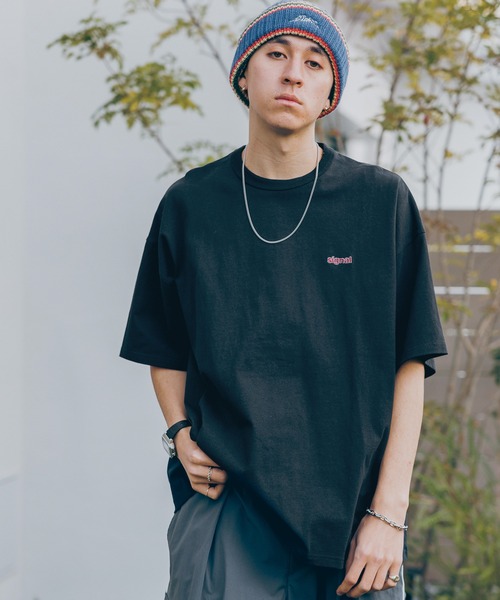 SIGNAL SPORTS（シグナルスポーツ）の「【SIGNAL SPORTS】ONE POINT T-SHIRTS/ワンポイント刺繍/天竺コットン/ビッグシルエットTシャツ（Tシャツ/カットソー・メンズ・ホワイト/グリーン/ブラック/ブルー/グリーン系その他/グレー/ライトブルー・MEDIUM/LARGE）」の17枚目の写真