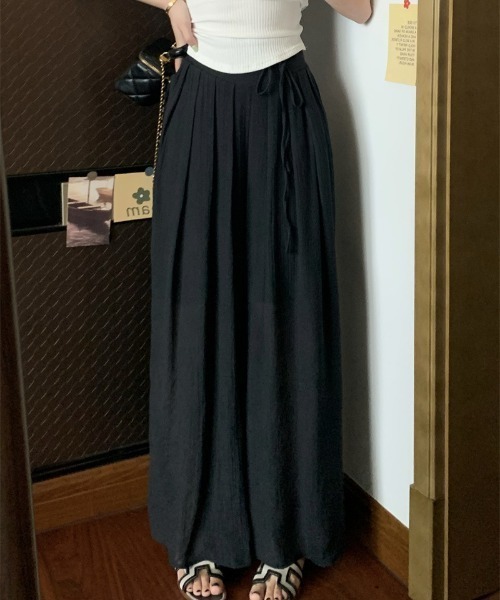 FREE STYLISTS(フリー スタイリスト)の「YUGA_YGMC タックガウチョパンツ(その他パンツ・レディース・カーキ/ブラック/ベビーピンク/オフホワイト・FREE)」の15枚目の写真