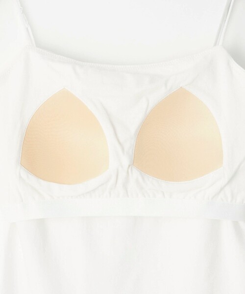 EMMEL REFINES（エメルリファインズ）の「＜EMMEL REFINES＞EM カップ付き キャミソール 2（キャミソール・レディース・ブラック/ホワイト・FREE）」の9枚目の写真