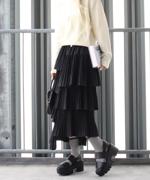 2WAYアシンメトリースカート[品番：MKSW0044665]｜EATME