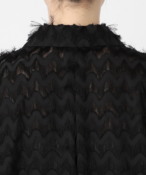 CITYSHOP（シティーショップ）の「FRINGE JACQUARD シャツ