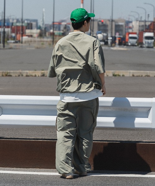 kutir(クティール)の「バイカラーピスナイロンカーゴワイドパンツ(カーゴパンツ・メンズ・ライトグレー/ブラック/ネイビー/ライトカーキ・SMALL/MEDIUM/LARGE)」の16枚目の写真