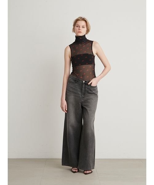 styling/（スタイリング）の「【DAICHI MIURA】Josieリップチュールボディースーツ（その他トップス・レディース・ブラック/ホワイト・FREE）」の11枚目の写真