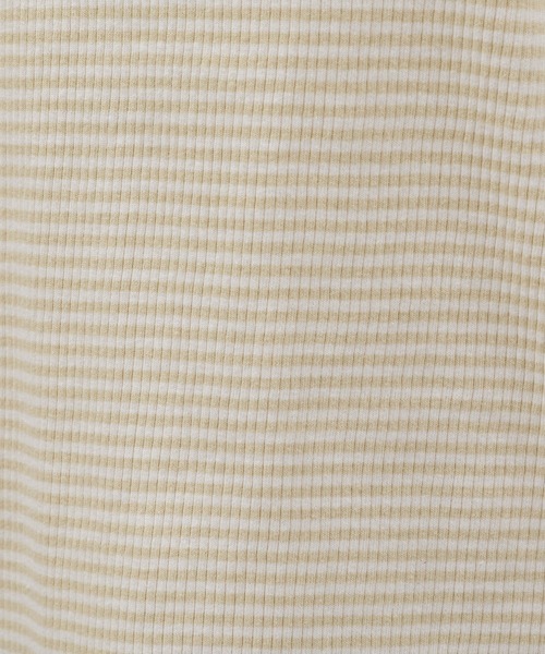 LAKOLE(ラコレ)の「コットンテレコベーシックカットソー / 122489(Tシャツ/カットソー・レディース・ライトブルー/ブラック/ベージュ/アイボリー/ホワイト×ブラック/ホワイト×イエロー・SMALL/MEDIUM)」の16枚目の写真