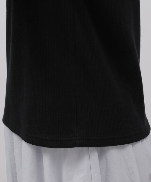 LAKOLE(ラコレ)の「コットンテレコベーシックカットソー / 122489(Tシャツ/カットソー・レディース・ライトブルー/ブラック/ベージュ/アイボリー/ホワイト×ブラック/ホワイト×イエロー・SMALL/MEDIUM)」の13枚目の写真