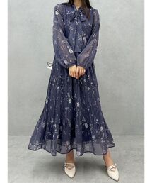 【美品】花柄ワンピース マーキュリーデュオ マーキュリーデュオ MERCURYDUO 花柄プリーツティアード
