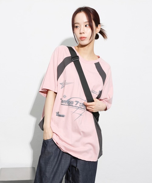FOLLOWIN（フォロウィン）の「[UNISEX]メッシュユニークアメカジナイロンボブサンクロスバック（ショルダーバッグ・レディース・ホワイト/ブラック/グレー・ONE SIZE）」の8枚目の写真