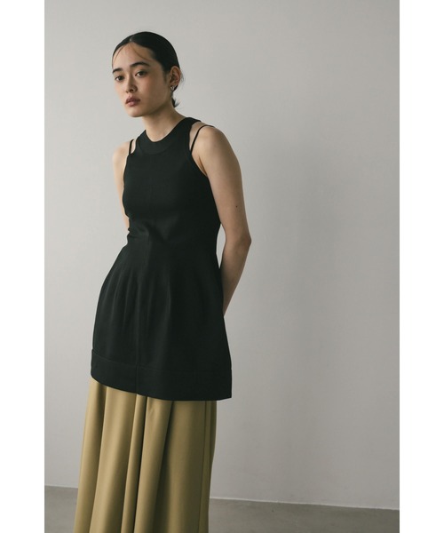 スタイルミキサー エンブロイダリーニットトップ アイボリー