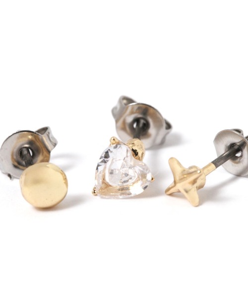 LAKOLE（ラコレ）の「オーロラミニハートピアス5点セット / 120712（ピアス（両耳用）・レディース・その他2/その他1・FREE）」の6枚目の写真