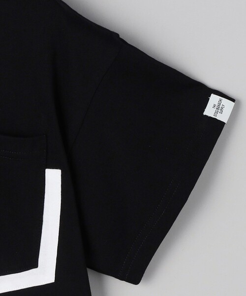 FREAK'S STORE(フリークスストア)の「THE OTOGIBANASHI SUPPLY/オトギバナシサプライ poket tee kids(子供用)/ ポケット Tシャツ(Tシャツ/カットソー・キッズ・ホワイト/ブラック・LARGE/X-LARGE/MEDIUM)」の3枚目の写真