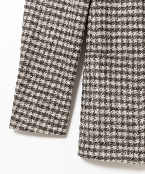 BOGLIOLI（ボリオリ）の「BOGLIOLI / EMPTY ハウンドトゥース ジャージ ジャケット（テーラードジャケット・メンズ・ブラウン・S/M/L/50）」の4枚目の写真