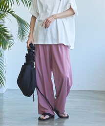 カラフルサッカーイージーワイドパンツ