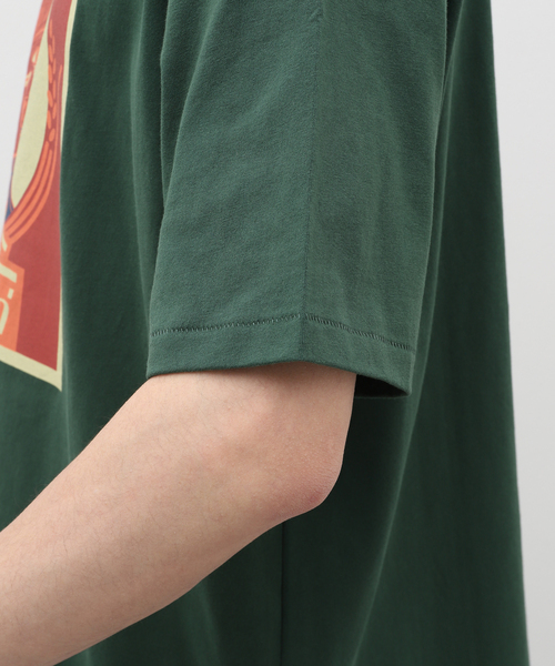 HANDTEX（ハンドテックス）の「HANDTEX/ハンドテックス WORLD FOOD Tシャツ（Tシャツ/カットソー・メンズ・グリーン/ホワイト系その他/ホワイト/アイボリー/ブラック・LARGE/MEDIUM）」の13枚目の写真