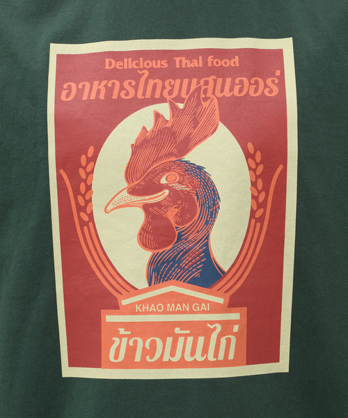 HANDTEX（ハンドテックス）の「HANDTEX/ハンドテックス WORLD FOOD Tシャツ（Tシャツ/カットソー・メンズ・グリーン/ホワイト系その他/ホワイト/アイボリー/ブラック・LARGE/MEDIUM）」の14枚目の写真