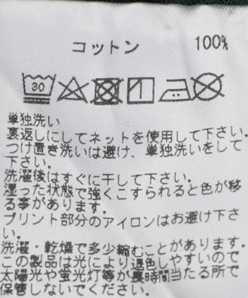 HANDTEX（ハンドテックス）の「HANDTEX/ハンドテックス WORLD FOOD Tシャツ（Tシャツ/カットソー・メンズ・グリーン/ホワイト系その他/ホワイト/アイボリー/ブラック・LARGE/MEDIUM）」の19枚目の写真