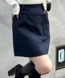 フロントポケットデザインミニスカート