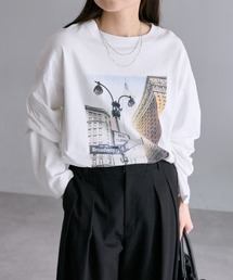 【WEB限定】フォトプリントロングスリーブカットソー