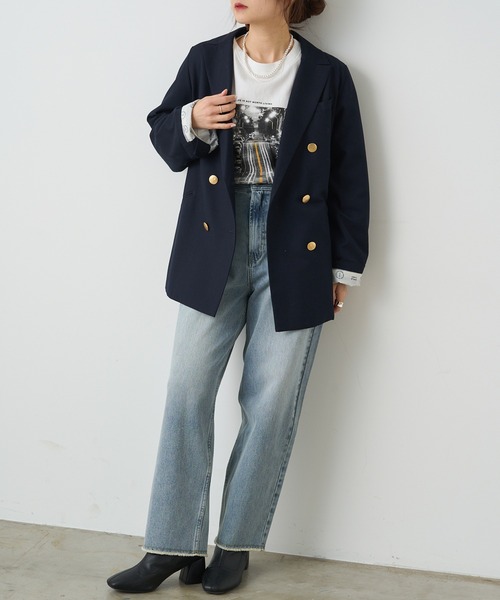 PUAL CE CIN(ピュアルセシン)の「【WEB限定】フォトプリントロングスリーブカットソー(Tシャツ/カットソー・レディース・ホワイト系その他2/ホワイト系その他・FREE)」の9枚目の写真
