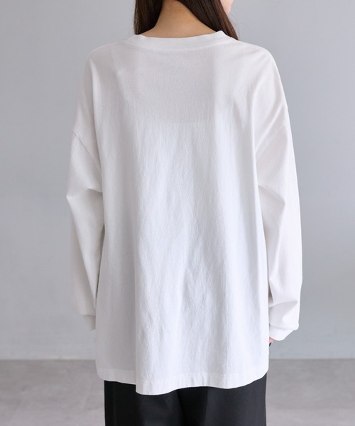 PUAL CE CIN(ピュアルセシン)の「【WEB限定】フォトプリントロングスリーブカットソー(Tシャツ/カットソー・レディース・ホワイト系その他2/ホワイト系その他・FREE)」の20枚目の写真