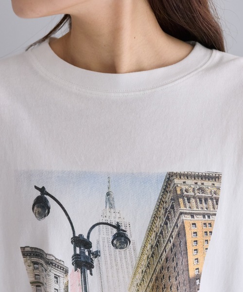 PUAL CE CIN(ピュアルセシン)の「【WEB限定】フォトプリントロングスリーブカットソー(Tシャツ/カットソー・レディース・ホワイト系その他2/ホワイト系その他・FREE)」の21枚目の写真