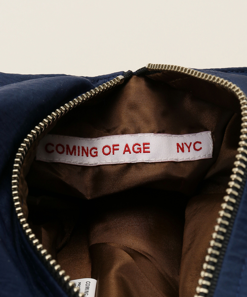 CITYSHOP(シティーショップ)の「COMING OF AGE LADY STRAP BAG 1003MT:バッグ(ショルダーバッグ・レディース・ブラック/ネイビー・FREE)」の9枚目の写真