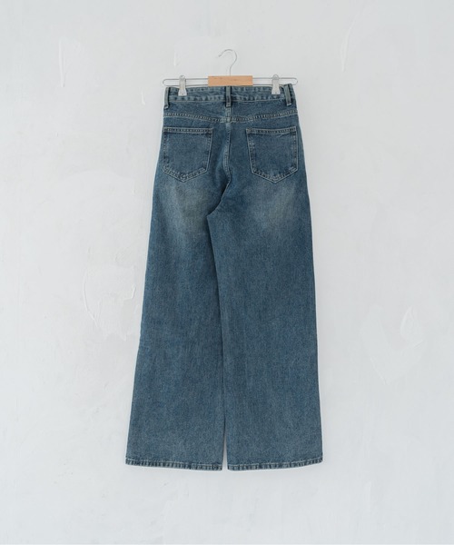 madrepadre（マドレパドレ）の「リボンモチーフデニムパンツ（デニムパンツ・レディース・ライトブルー/ブルー・SMALL/MEDIUM/LARGE）」の20枚目の写真