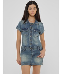 Guess | GUESS Originals Belted Denim Dress デニム ワンピース(ワンピース)