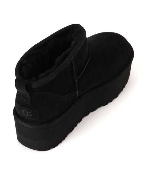 UGG(アグ)の「UGG/アグ/Classic Ultra Mini Platform(ブーツ・レディース・ブラック/ベージュ・6/7/8)」の5枚目の写真