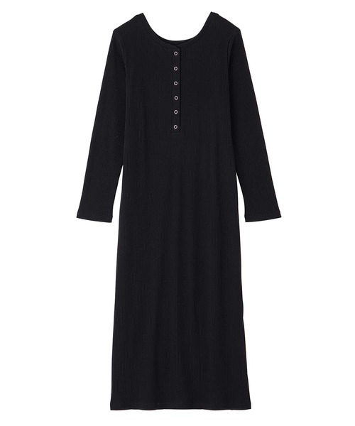 セール】全骨格対応！前後2WAY細見えリブワンピース（ワンピース