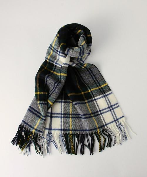 UNITED ARROWS（ユナイテッドアローズ）の「＜BRONTE（ブロンテ）＞チェックストール 65×200㎝◆（ストール/ショール・レディース・ホワイト/ベージュ/レッド/ケリー/ネイビー・フリー）」の4枚目の写真