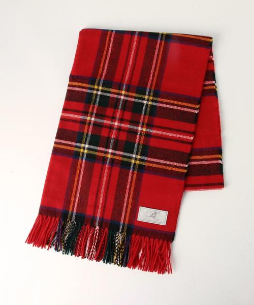 UNITED ARROWS（ユナイテッドアローズ）の「＜BRONTE（ブロンテ）＞チェックストール 65×200㎝◆（ストール/ショール・レディース・ホワイト/ベージュ/レッド/ケリー/ネイビー・フリー）」の7枚目の写真